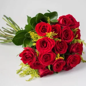 Buquê Tradicional de 19 Rosas Vermelhas
