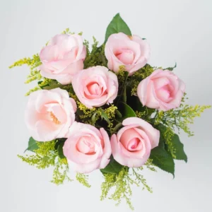 Buquê de 7 Rosas Rosadas