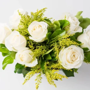 Buquê de 8 Rosas Branca