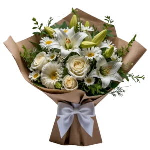 Buquê de Flores do Campo Brancas